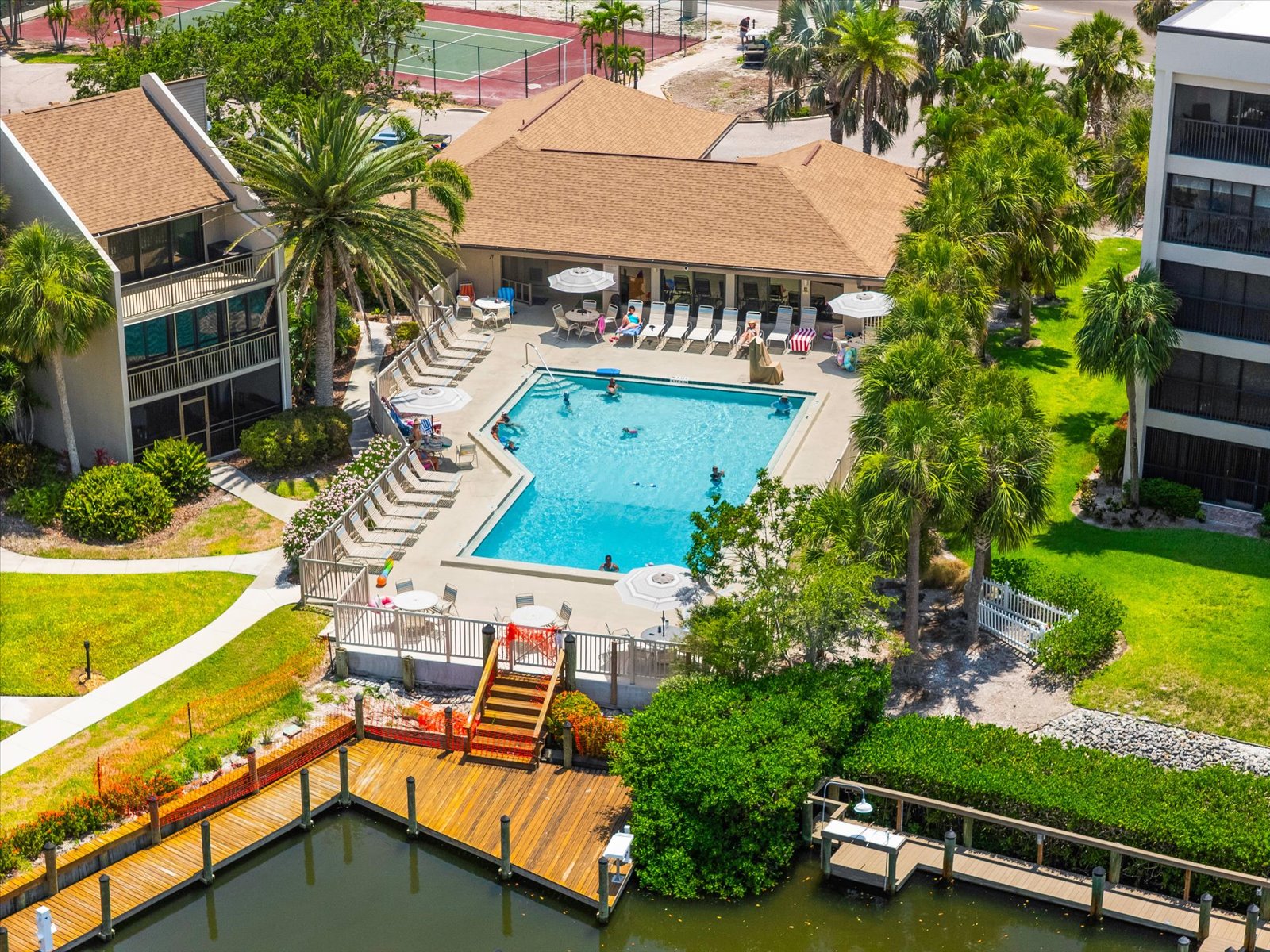 sunset view over the intracoastal waterway from Bayview balcony